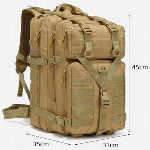 Sac à dos de sport de plein air, sac à dos de camping, de pique-nique, de randonnée, camouflage, grande capacité, sac à dos tactique à double épaule - Product Image 2