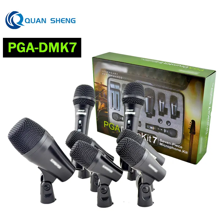 PGA-DMK7ピースドラムマイクキット7楽器マイク録音PGAドラムキット7マイク