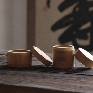 Phụ Kiện Trà Thủ Công Độc Đáo Trà Tre Hữu Cơ Thiếc Matcha Có Thể <span class=keywords><strong>Caddy</strong></span> - Product Image 3