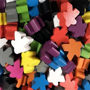 Personnage de haute qualité meeples <span class=keywords><strong>en</strong></span> bois standard meeples <span class=keywords><strong>en</strong></span> bois composants de jeu bits de jeu fabricant de pièces de jeu <span class=keywords><strong>en</strong></span> Chine - Product Image 2