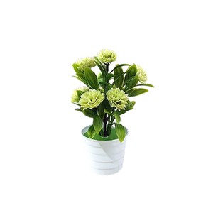 Plantes d'hortensia artificielles en pot de 18 pouces en plastique, décoration intérieure pour la maison, le bureau ou comme ornement de bureau - Product Image 5