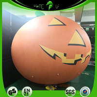 Modèle de citrouille gonflable d'Halloween publicitaire Jack-o '-lanterne gonflable d'Halloween personnalisée pour la décoration
