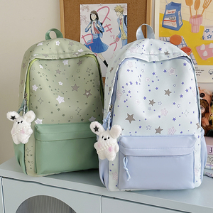 Nueva Mochila Escolar con Ruedas 2025, Diseño Coreano Unisex para Niños, de Nailon Impermeable, con Forro de Poliéster, para Viajes - Product Image 5