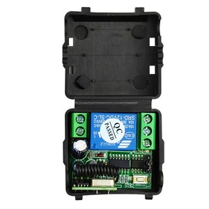 DC12V 1CH Abridor de puerta de garaje Transmisor y receptor de audio y video inalámbrico para controles remotos 433Mhz ON OFF Receptor - Product Image 2