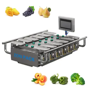 Máquina de pesagem de frutas e vegetais, balança combinada manual multi cabeça