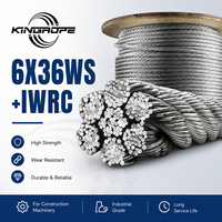 Câble en acier 6x36WS de 12 mm, 22 mm, 28 mm, 30 mm pour levage en mer et travaux portuaires