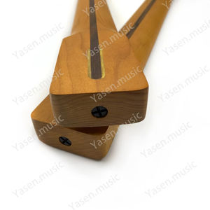 Wholesale 21 Fret 9.5 Inch Radius Roasted Flame Maple TL <b>Guitar</b> Neck With Maple Fingerboard - Product Image 2