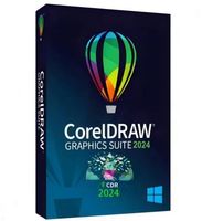 Logiciel de dessin et de conception vectorielle CorelDRAWs Graphics Suite 2024, installation simple, garantie après-vente, assistance logicielle 24h/24 et 7j/7