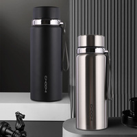 Termo de Acero Inoxidable 304, Taza de Viaje de Gran Capacidad con Logotipo Personalizado, Grabado Láser e Impresión