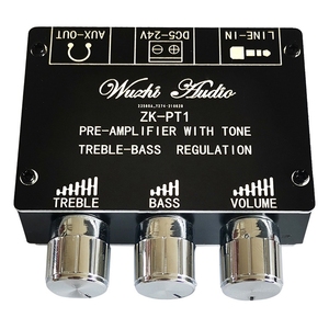 RXT ZK-PT1 <span class=keywords><strong>BT</strong></span> 5.0 音频模块双通道立体声调音板音量控制器高低音放大器60W - Product Image 6