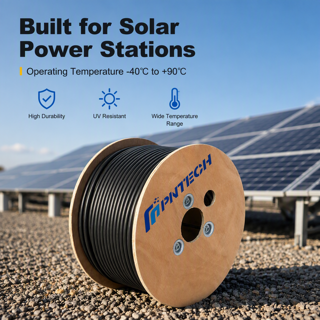 High Quality Pv Solar Dc Cable 6mm 10mm 16mm PV1-F 1x4mm2 Tinned Copper Solar Electric Wire Cable