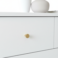 Commode blanche moderne à 4 tiroirs, écologique, pour enfants, armoire de rangement, chambre d'enfant, placard de bébé, table de chevet, salon