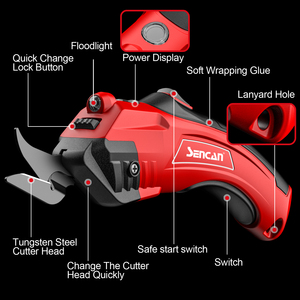 Kéo cắt điện không dây SENCAN 3.6V được trang bị công tắc an toàn, nhỏ gọn và nhẹ, đa năng - Product Image 5