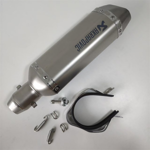 Pot d'échappement universel pour <span class=keywords><strong>moto</strong></span> de 51 mm, conçu pour 125 R5 GSXR125 PCX GY6, nouveau <span class=keywords><strong>silencieux</strong></span> modifié en acier inoxydable - Product Image 4