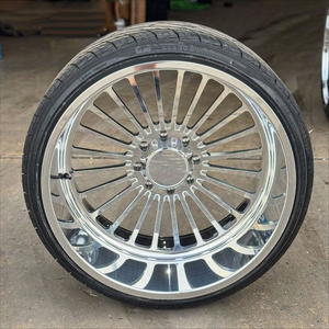 ล้อกว้างพิเศษ22X12 24X12 24X14 28X16 26X14 8x180 6X139.7ล้อรถบรรทุกปลอมแปลงสำหรับ Sierra - Product Image 2