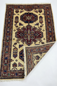 Authentic Kazak Tribal Handmade Knotted Wool <b>Rug</b> 9x12 Modern Geometric Woven Carpet <b>for</b> Living Room or <b>Hallway</b> Decorations - Product Image 2