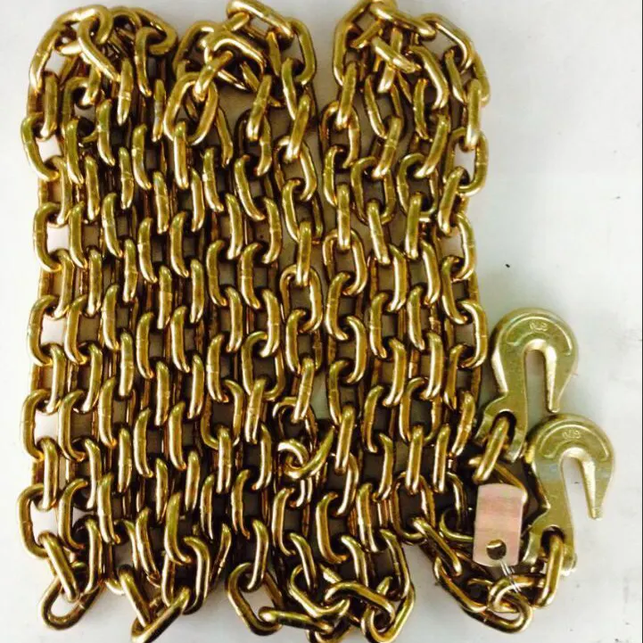 G70 transportation link chain with hook
