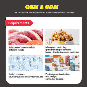 חטיפי חיות מחמד OEM ODM מותאם אישית 100% עוף טבעי בשר גלם בשר חתול דשא מיובש בהקפאה מזון לכלבים לחתולים - Product Image 5
