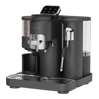 Machine à expresso et broyeur Machine à café à usage domestique Machine Barista Beaucoup de café en même temps avec mousseur à lait