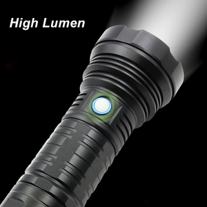 Bền có thể sạc lại pin nhôm LED flash <span class=keywords><strong>Torch</strong></span> đèn với 5 chế độ cho ngoài trời khẩn cấp cắm trại mạnh mẽ đèn flash - Product Image 2