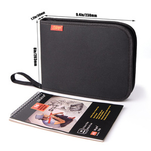 Set de Dibujo Personalizado de 37 Piezas con Cuaderno de Dibujo, Borrador de Plástico y Lápices de Colores |   Logotipo y Empaque Personalizados - Product Image 1