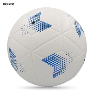 Ballon de <span class=keywords><strong>football</strong></span> en cuir PU thermocollé de haute qualité avec logo personnalisé, flèches blanches, pour les matchs officiels et l'entraînement - Product Image 3