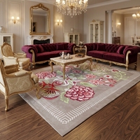 Tapis de luxe de grande taille pour la décoration intérieure, tapis classique fabriqué pour le salon et les espaces de vie