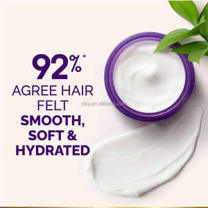 Masque capillaire hydratant à la kératine, au collagène et à la biotine pour soins profonds après l'application d'un relaxant capillaire, pour cheveux bouclés, colorés, abîmés et secs - Product Image 4