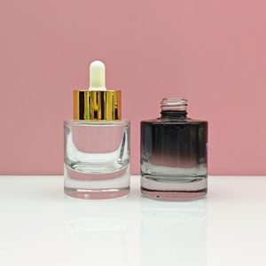 Venta Caliente: Botellas de Vidrio con Gotero para Suero Cosmético y Aceite Esencial, de Fondo Grueso, 15ml, 30ml, 50ml, Personalizables, Cilíndricas - Product Image 5
