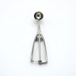 Cuillère à glace en acier inoxydable pour sorbet, pâte à biscuits, fruits, melon, boulettes de viande, avec déclencheur pour enfants - Product Image 4