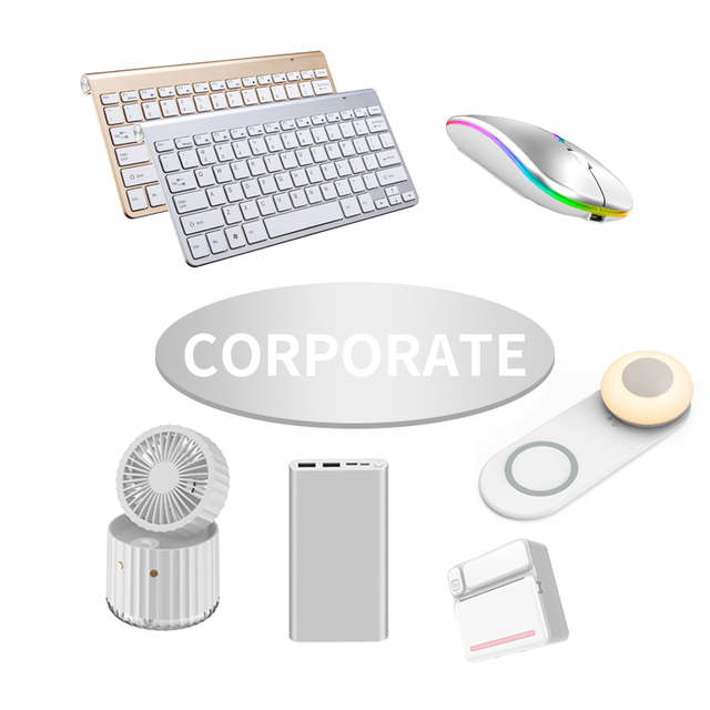 Custom Logo Electronic Gift Set Keyboard and Mouse Corporate Electronic Accessories Giveaway for Office