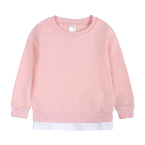 ชุดเสื้อผ้าเด็กสไตล์ใหม่สีพื้นแบบลำลอง ชุดเสื้อผ้าเด็กทารกผ้าเฟรนช์เทอร์รี่ ขายส่ง - Product Image 3