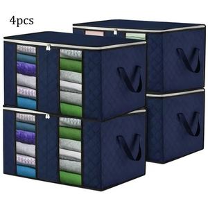 Bolsas de Almacenamiento Plegables Grandes, Ecológicas y Duraderas, con Ventana Transparente, Cierre Resistente, Juego de Bolsas de Compresión para Ropa y Edredones - Product Image 6