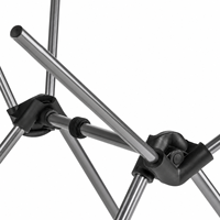 Chaise de camping NBT Outdoor à dossier haut, légère, avec appui-tête et étui de transport, chaise de camping pliable ultralégère et portable pour le camping