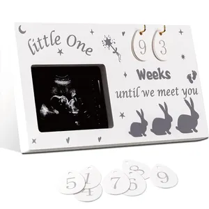 Baby Sonogram Picture Frame with Countdown Calendar