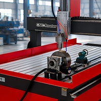 Routeur CNC 4 axes avec axe rotatif, machine de gravure 3D pour bois et pierre, machine de sculpture sur cylindre, machine CNC