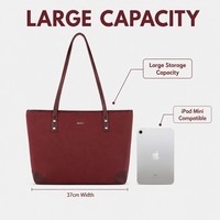 Sac fourre-tout pour femmes BAGCO avec fermeture éclair supérieure, grand sac à bandoulière pour maman, travail, voyage, fournisseur en gros d'usine