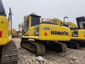 Prêt-à-utiliser 200 Grande pelle hydraulique de marque japonaise de 20 tonnes sur chenilles avec pompe à moteur et composants de boîte de vitesses 100% - Product Image 6