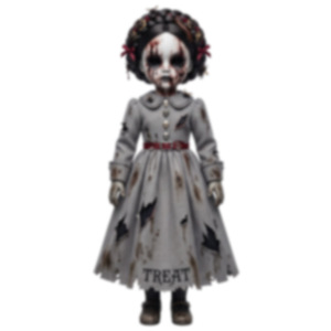 Nuevo Adhesivo Estático para Vidrio de Halloween 2026 con Diseño de Muñeca Espeluznante - Decoración para Ventanas y Puertas que Crea un Ambiente de Terror para Fiestas y Escaparates - Product Image 4