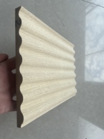 Panneau mural circulaire 3D en MDF moderne, résistant à l'humidité, revêtement pour salle de sport