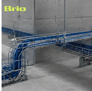 Vassoio in rete metallica zincata multiuso BRIO, ampiamente utilizzato nei progetti di cablaggio elettrico industriale, civile e municipale - Product Image 4