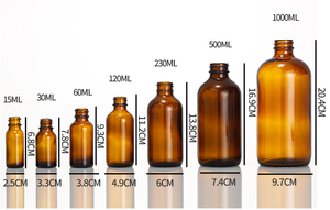 Ensemble de flacons cosmétiques en verre de luxe 30ml 50ml 100ml vides pour sérum de soin avec compte-gouttes et sérigraphie - Product Image 6