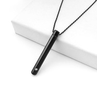 Collier pendentif vibrant en acier inoxydable plaqué or pour huiles essentielles, idéal pour le dropshipping