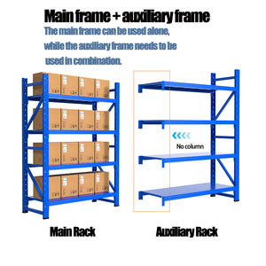 סופרמרקט 5-שכבתי מחסן מתכת ומדפים אחסון 200 ק "ג קורוזיה מוגן עבור מוצרים לערום - Product Image 3