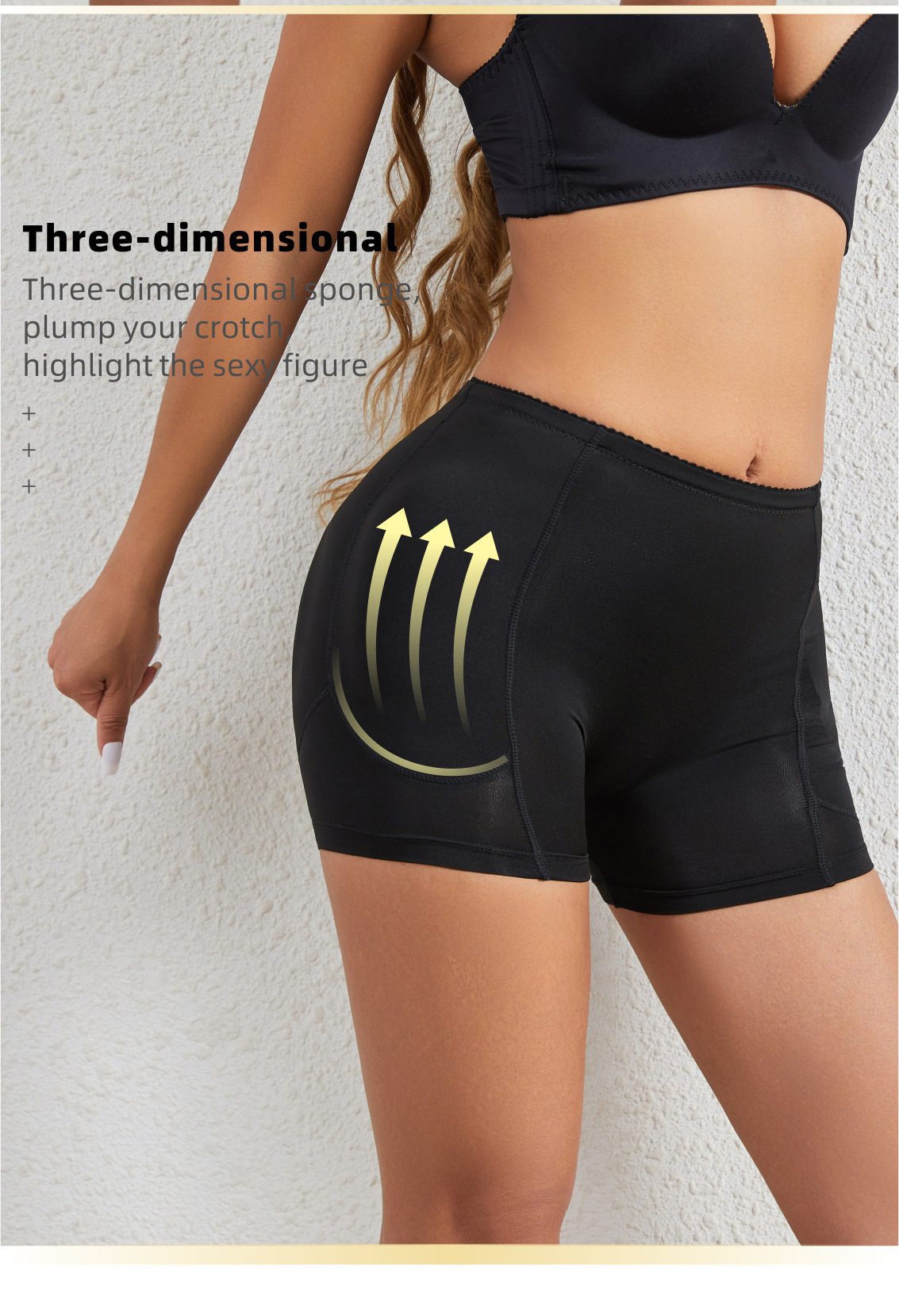 High-Waist Tummy-Control Brief (8915): back view showing seat coverage and shaping construction