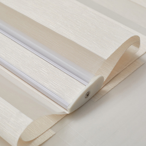 تعتيم الحراريات الحاجب اللفاف الستائر 100% البوليستر النسيج البريدي التلقائي الجاهزة مزدوجة زيبرا الستائر - Product Image 6