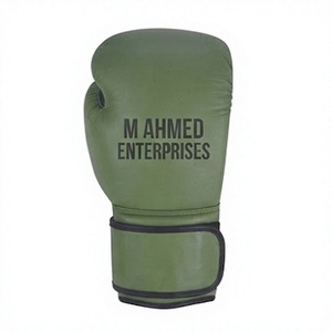 Gants de boxe en cuir avec logo personnalisé, respirants, à lacets, unisexes, pour entraînement, gym, Muay Thai, Kickboxing - Product Image 4