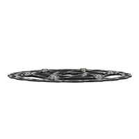 Disque de frein flottant avant haute performance en alliage d'aluminium CNC, résistant à l'usure, couleur argent, pour SurronLight Bee X S SegwayX160X260