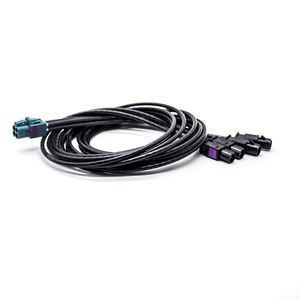 Câble de connecteur FAKRA HSD 4 broches, fiche droite, code Z C 4 2 mâle F marron pour voiture - Product Image 4