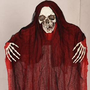 Accessoires d'animation pour <span class=keywords><strong>Halloween</strong></span> Crâne fantôme Sorcière <span class=keywords><strong>Squelette</strong></span> Décorations d'<span class=keywords><strong>Halloween</strong></span> Extérieur Intérieur Cour Jardin Déco - Product Image 2